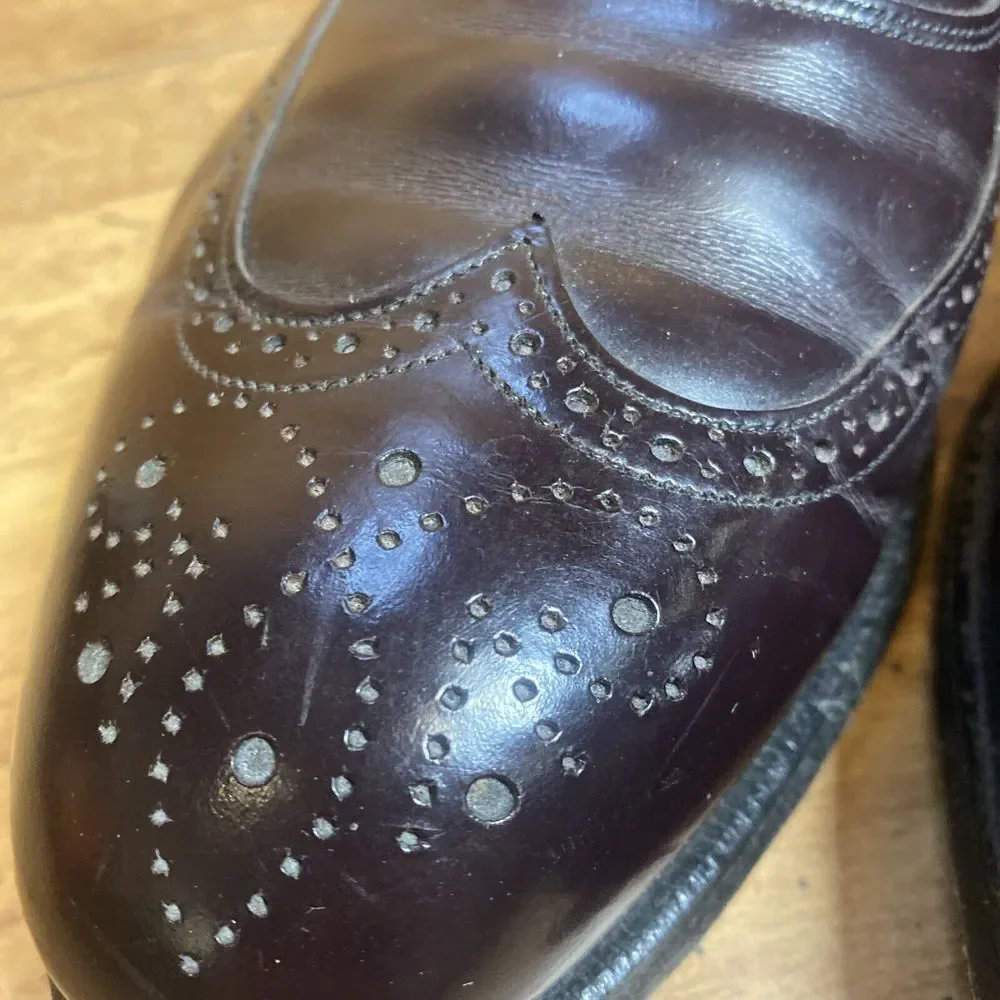 Johnston & Murphy Optima Wingtip Oxford Dress Shoes 22-2923 USA Men's 9.5 D‎